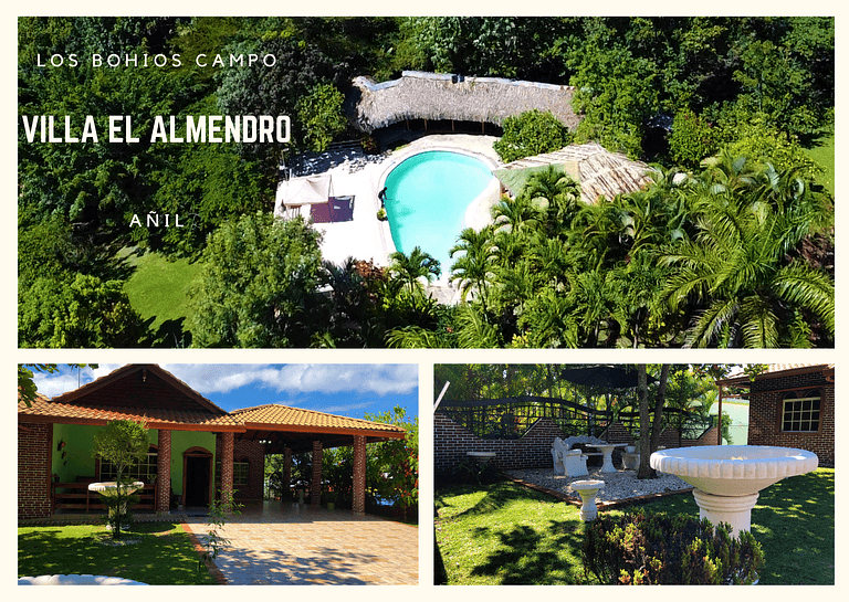 Villa El Almendro - Country House for 11 people in Jarabacoa